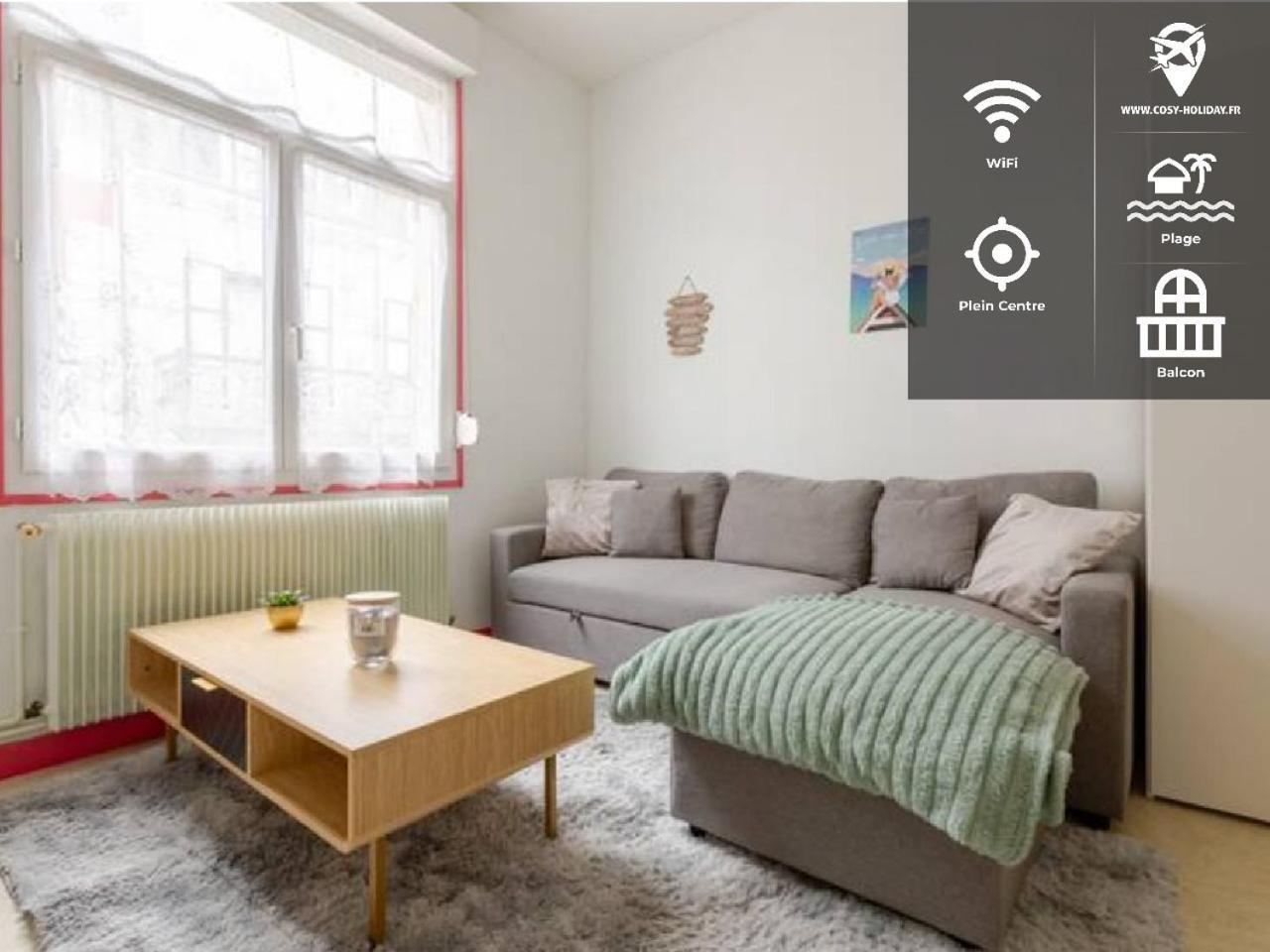 ++++ Central Charmant 70M2 Avec Balcon, Mer A 200 M Et Rue Pietonne A 300 M ++++ Berck Extérieur photo